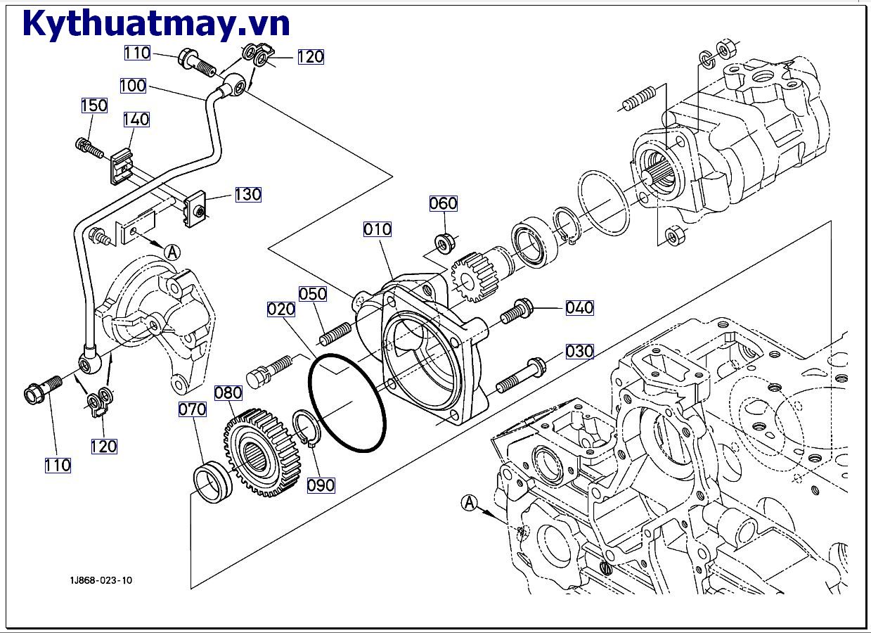 Giá kẹp bơm thủy lực